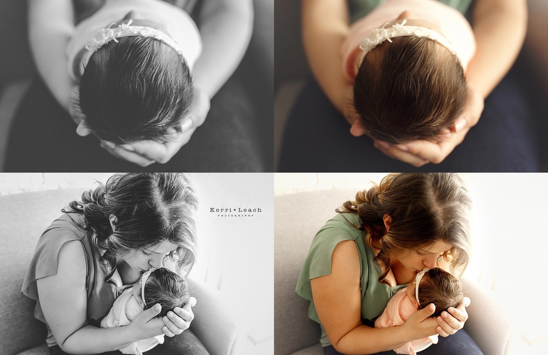 Newborn parent posing | Newborn poses | Newborn pose ideas | Newborn photography | Kerri Leach Photography | Newborns
